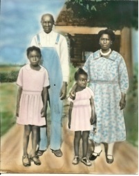 Rufus and Mamie Anderson with Lula Belle and Teola Anderson
